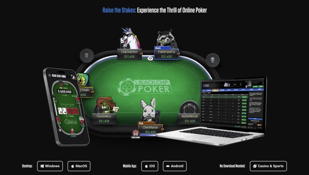 Black Chip Poker Mobile Poker App